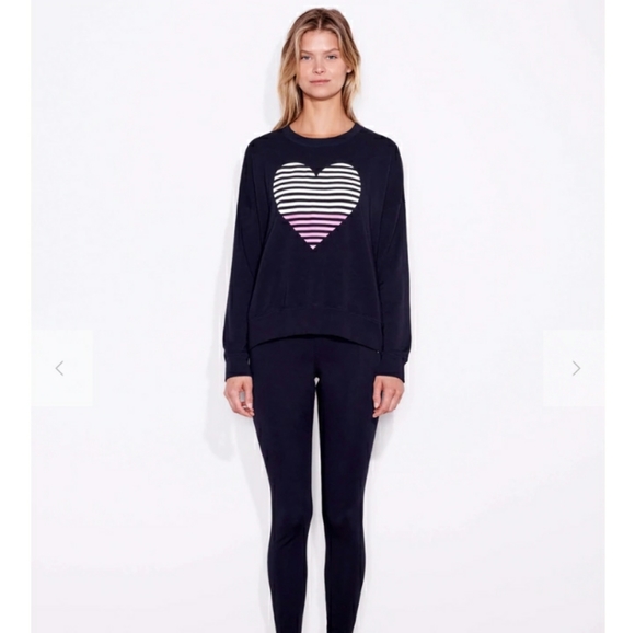 Sundry White Sweatshirt & Joggers Sweatpants Terry size 1 Coordinated Set NWOT - Picture 14 of 17